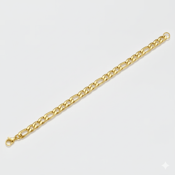 Figaro armband (Goud) 5mm - THOMASINY®