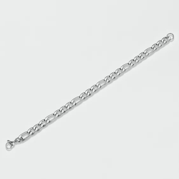Figaro armband (zilver) 5mm - THOMASINY®