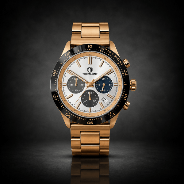 Thomasiny Rosé Black Chrono - THOMASINY®