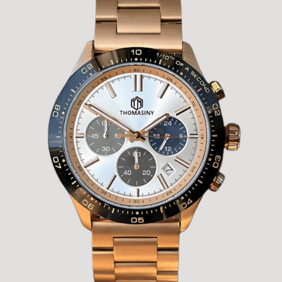 THOMASINY® CHRONOGRAAF ROSÈGOLDBLACK