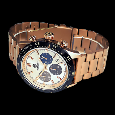 THOMASINY® CHRONOGRAAF ROSEGOLDBLACK