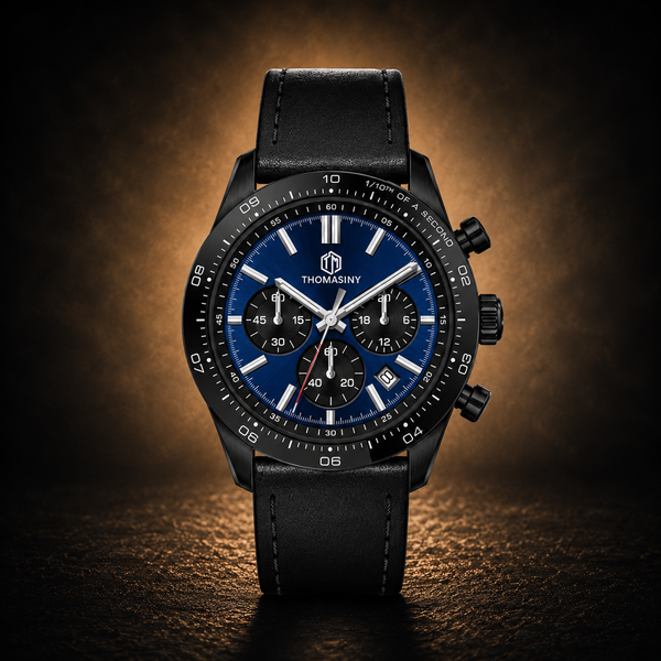Thomasiny Deep Sea Chrono Leather