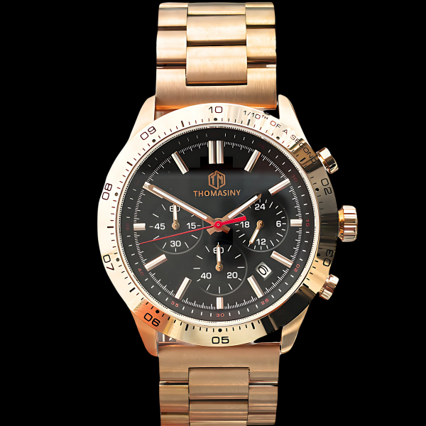 THOMASINY® CHRONOGRAAF ROSÈGOLD