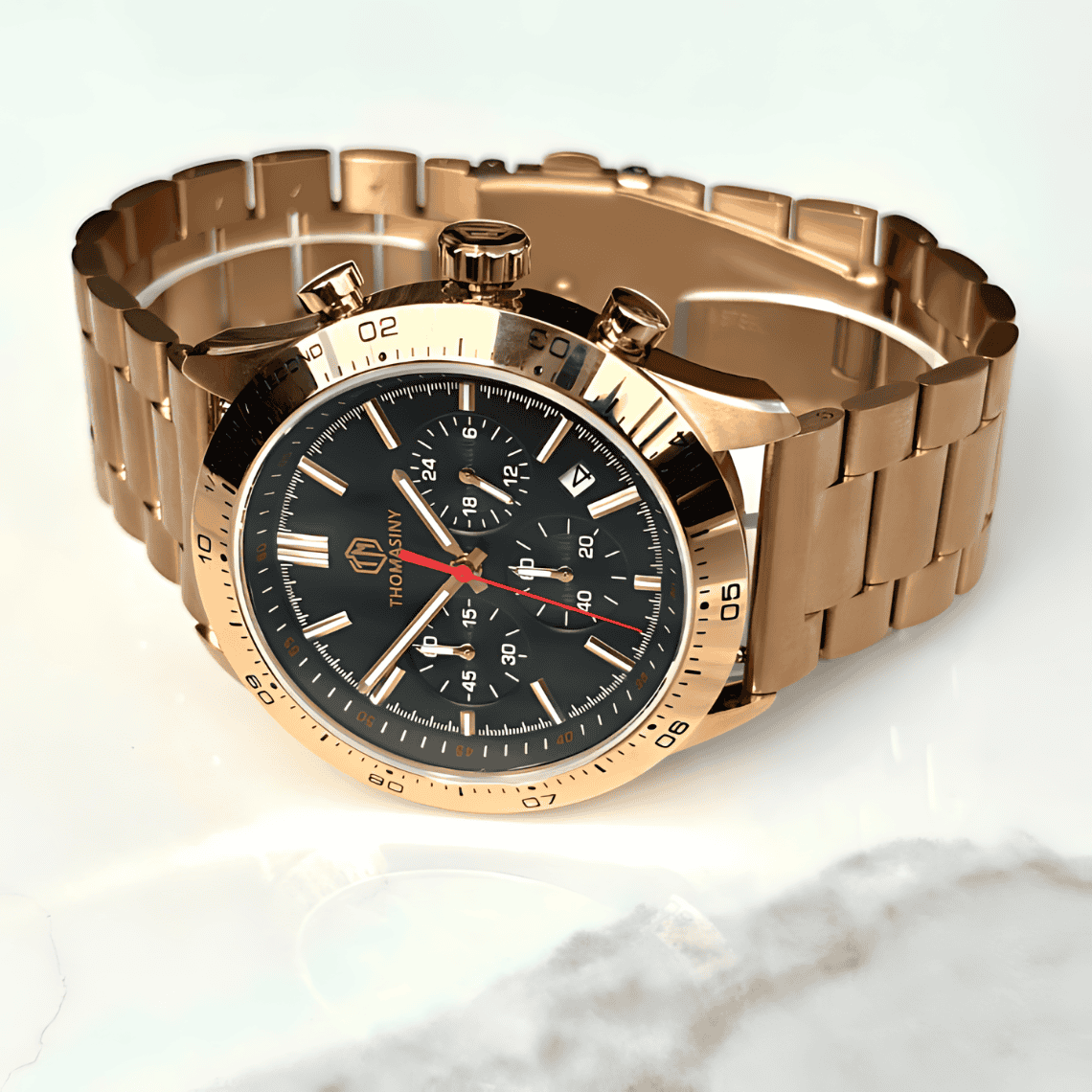 THOMASINY® CHRONOGRAAF ROSÈGOLD