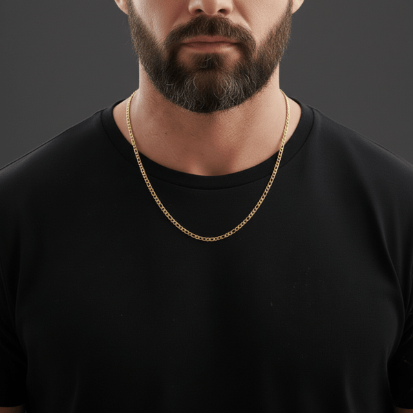 Argentum Figaro Chain – 3mm (Goud) - THOMASINY®