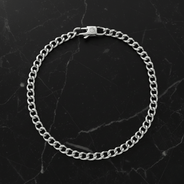 Cubaan armband (Zilver) 4mm - THOMASINY®