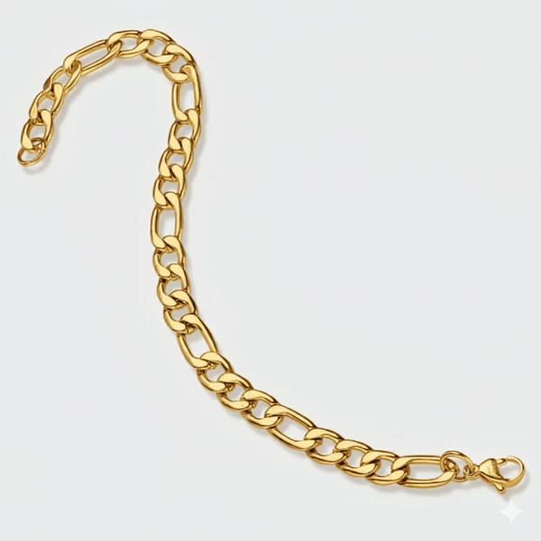 Figaro armband (Goud) 5mm - THOMASINY®