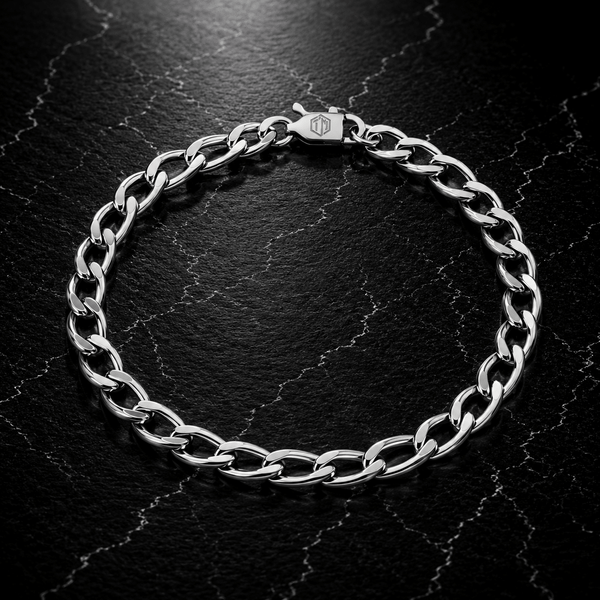 Figaro armband (zilver) 5mm - THOMASINY®
