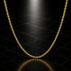 Helix – Rope (55cm) 5mm (goud) - THOMASINY®