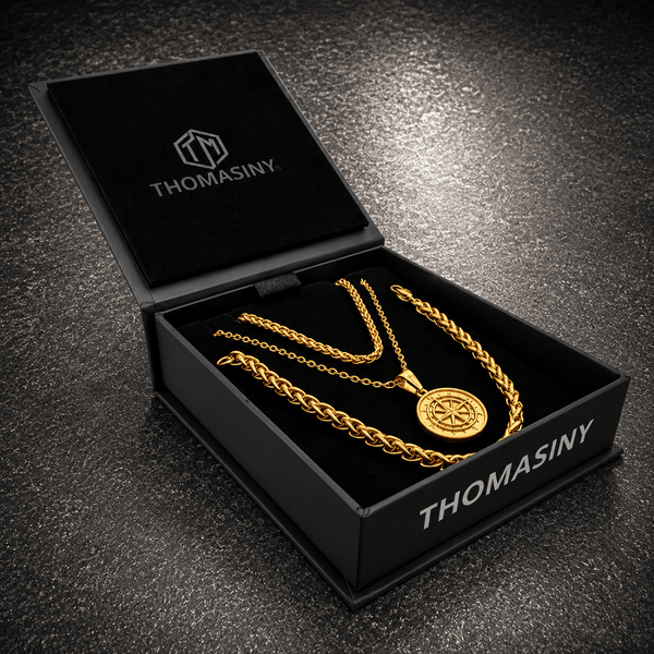 Kompas Cadeauset (Goud) - THOMASINY®