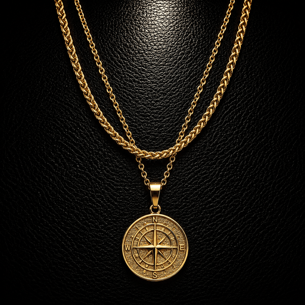 Navigator Pendant gold set - THOMASINY®