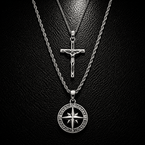North & Cross Set – Zilver - THOMASINY®