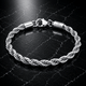 Rope Bracelet 5mm Zilver - THOMASINY®