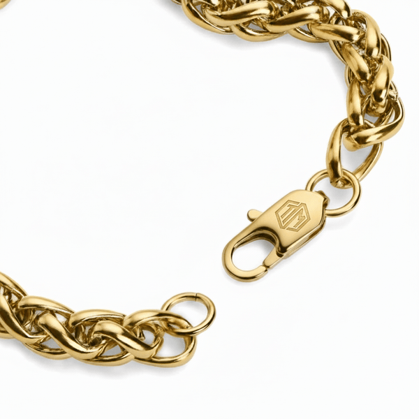 Tarwe armband (goud) 5mm - THOMASINY®
