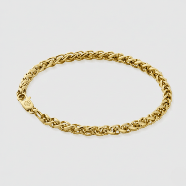 Tarwe armband (goud) 5mm - THOMASINY®