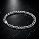 Tarwe armband (Zilver) 5mm - THOMASINY®