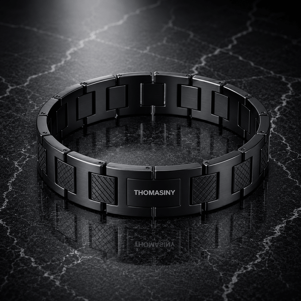 Thomasiny Apex Heren Armband Zwart - THOMASINY®