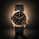 Thomasiny Black Rosé Chrono Leather - THOMASINY®