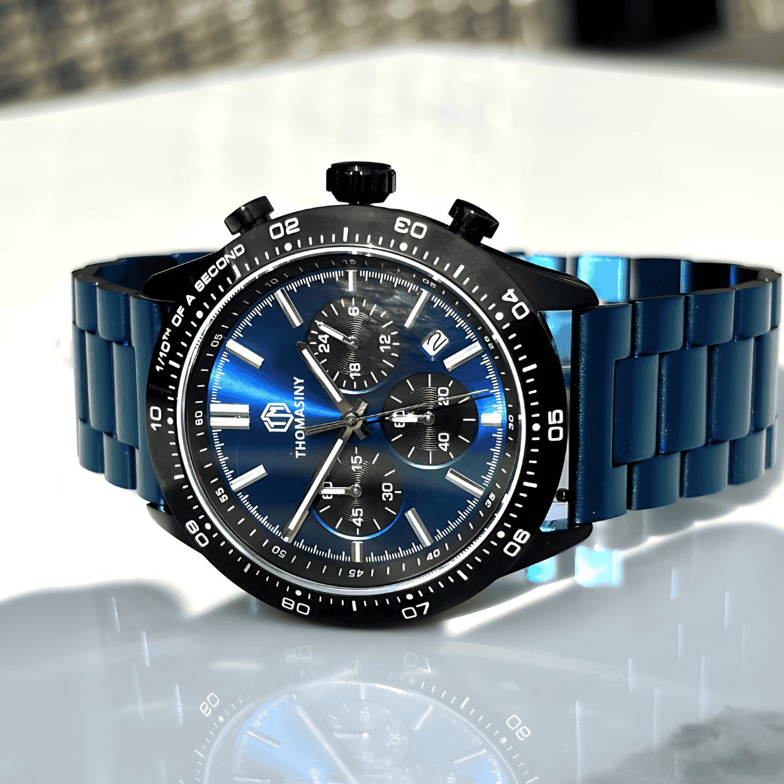 THOMASINY® CHRONOGRAAF DEEPSEABLUE - THOMASINY®