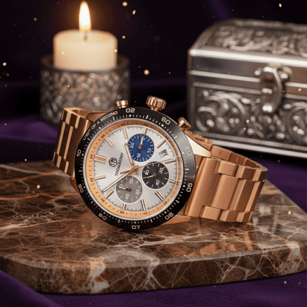 THOMASINY® CHRONOGRAAF ROSÈGOLDBLACK - THOMASINY®