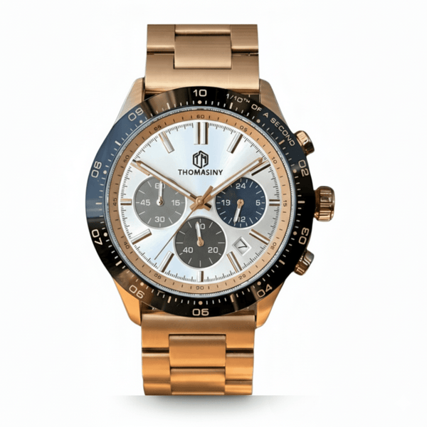 THOMASINY® CHRONOGRAAF ROSÈGOLDBLACK - THOMASINY®
