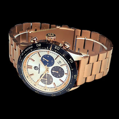 THOMASINY® CHRONOGRAAF ROSEGOLDBLACK - THOMASINY®