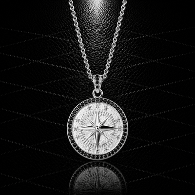 Thomasiny Royal Kompas zilver - THOMASINY®