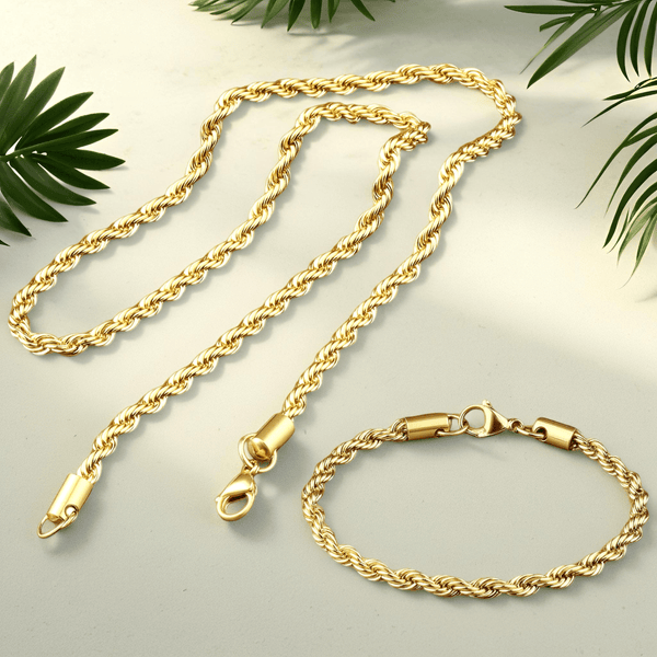 Thomasiny Titan Set – Luxe Rope Chain & Armband - THOMASINY®