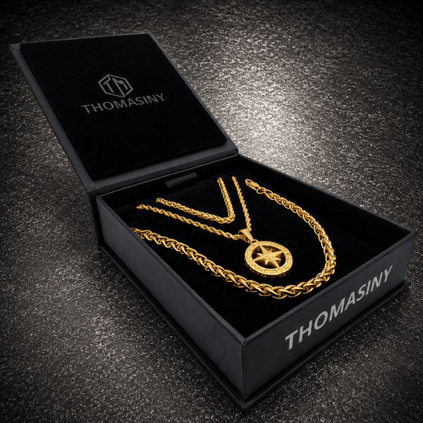 True North Cadeauset Goud - THOMASINY®